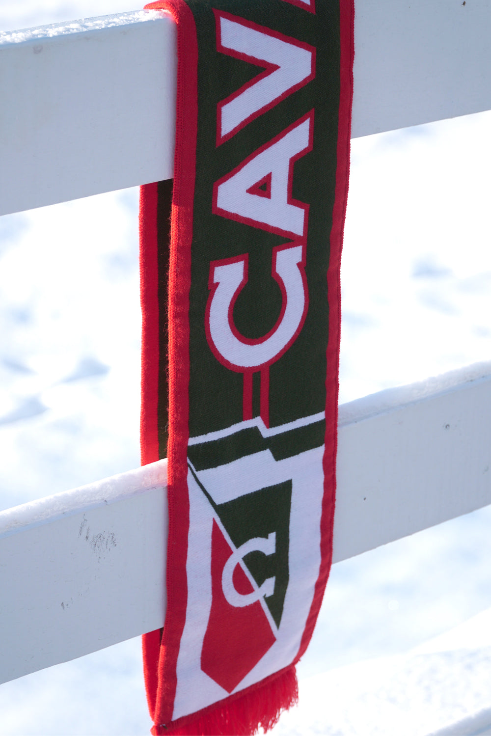 2024 Cavalry FC Red and Green Scarf