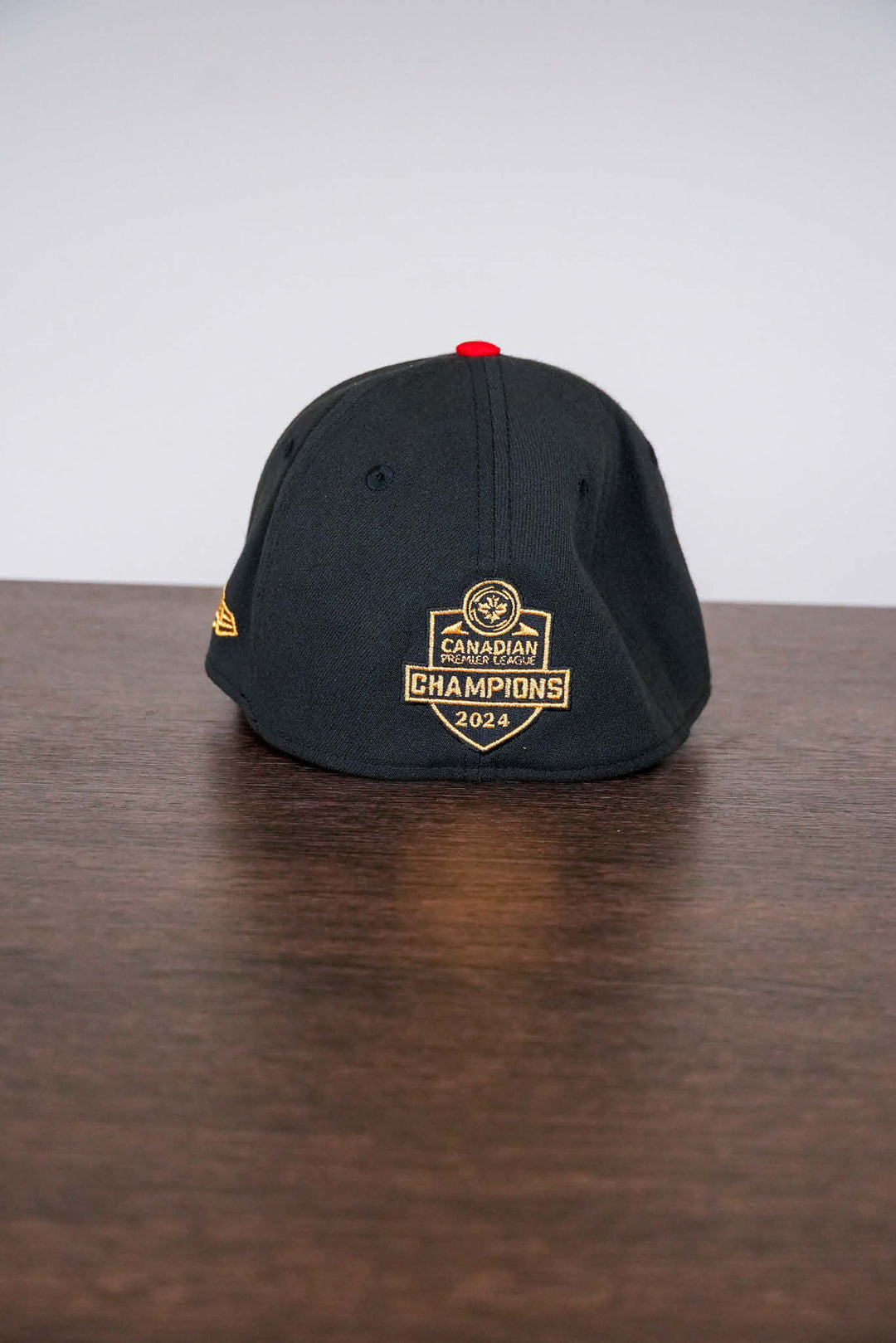 #C2 - Champion Black Hat w/"CAVS" in Gold & Red