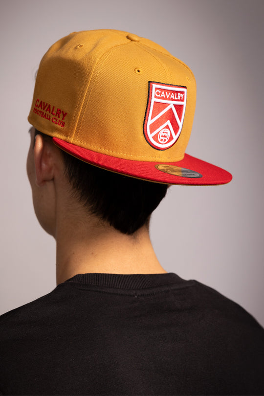 9FIFTY Cavalry Shield Panama Tan/Red | Adult