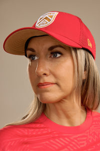 Champion Red Hat w/gold crest