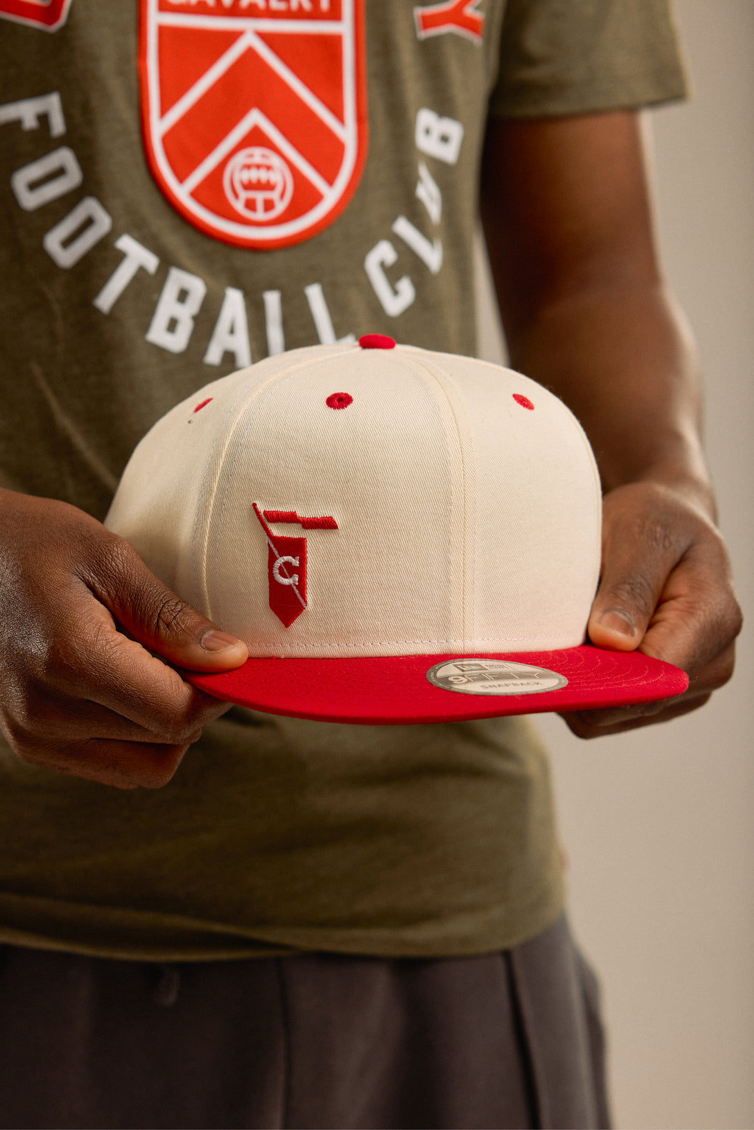9FIFTY Bone color w/Flag -Flat Brim | Adult