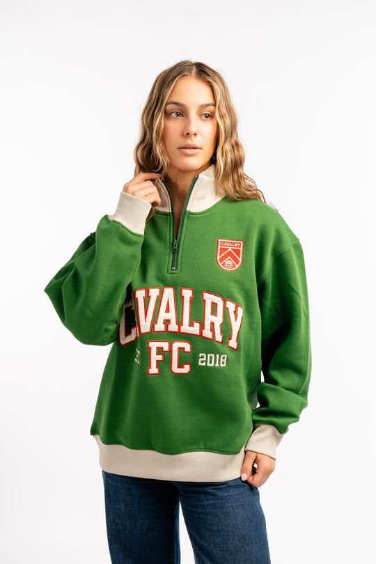 Half Zip Relaxed Pullover