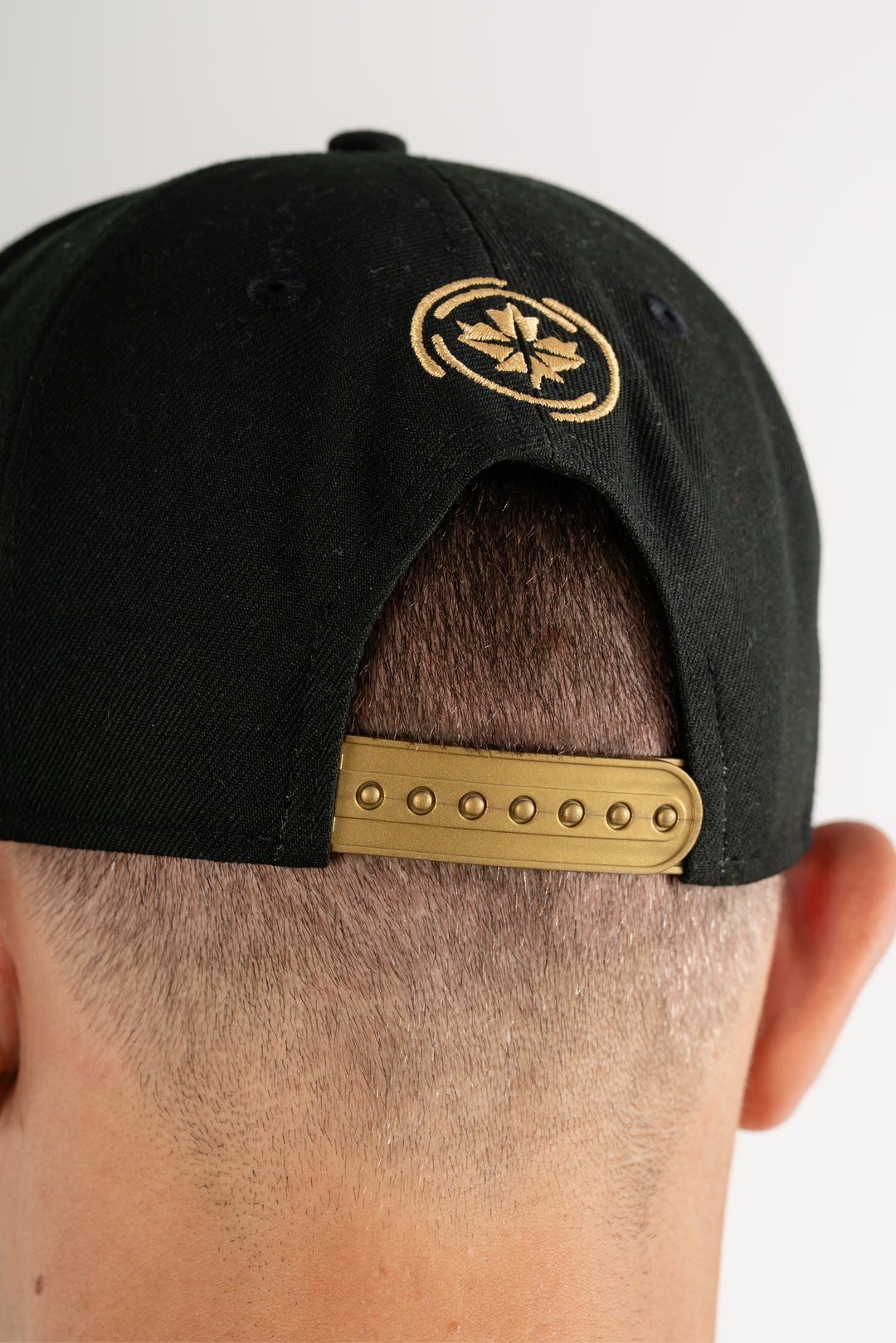 #C6 Champion Black hat w/red crest & gold embroidery