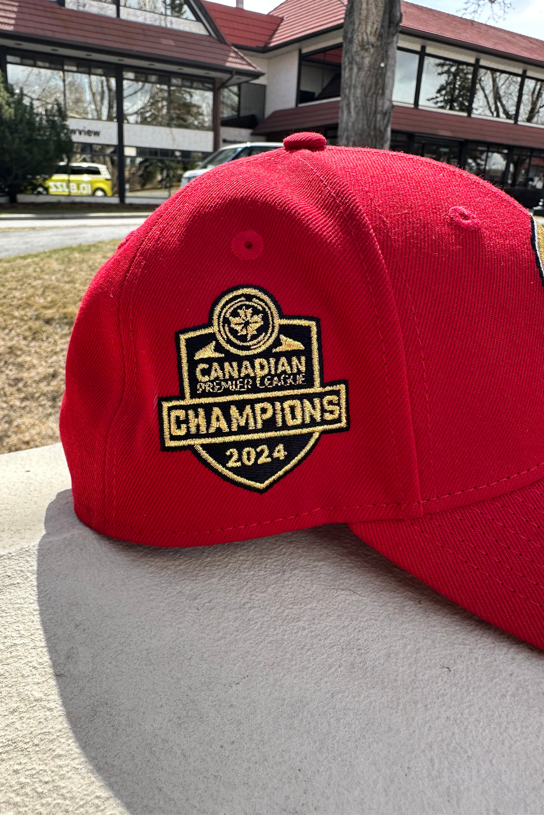 9Forty Gold 'C' Champions Red hat | Adult