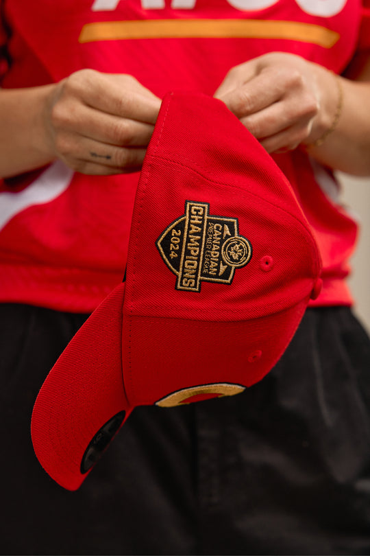 9Forty Gold 'C' Champions Red hat | Adult