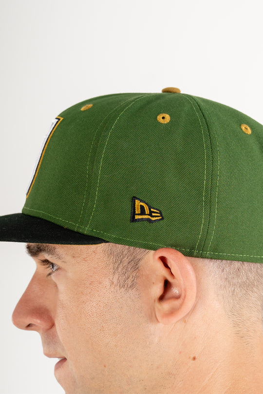 9FIFTY Shield Curved Flat GREEN | Child