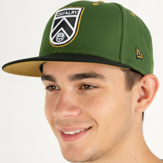 9FIFTY Shield Curved Flat GREEN | Child