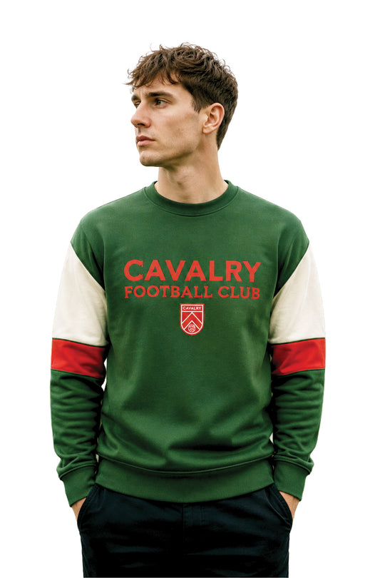 Crewneck with Block Relaxed