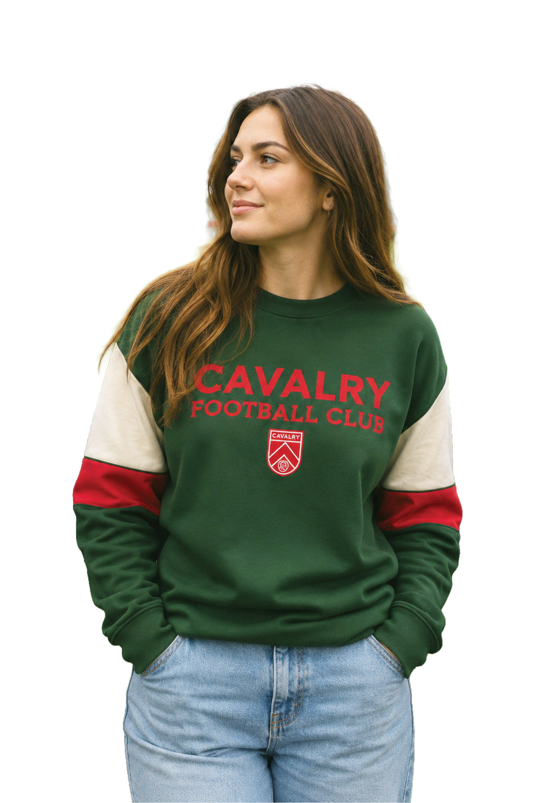 Crewneck with Block Relaxed