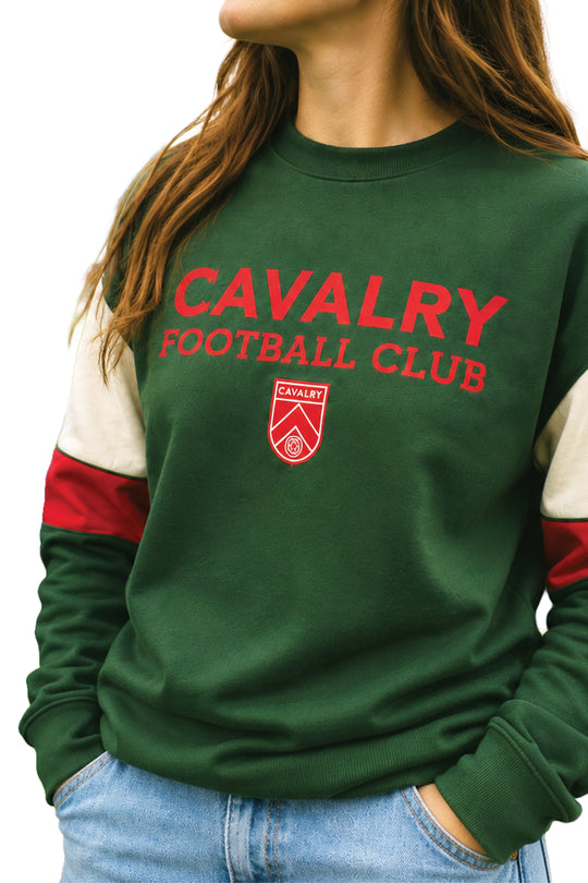 Crewneck with Block Relaxed