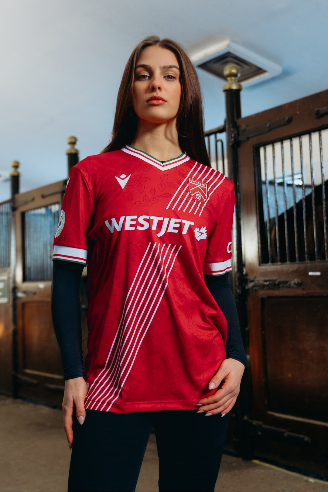 2025 Cavalry FC Primary Kit: The Alberta Wild Rose Kit |  YOUTH